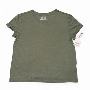 Sundry Olive Green Tencel Modal Tee XS New With Tags Soft Pima Cotton Blend